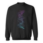 Abstraktektor Rauch Geometrie Muster Fraktal Sweatshirt