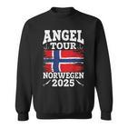 Angel Tour Norway 2025 Fishing Team Norway Flag Angler Sweatshirt