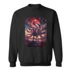 Anime Kitsune Nine Tail Fox Manga Otaku Style Sweatshirt