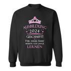 Ausbildung 2024 Bestanden Geschafft Ausbildung Sweatshirt