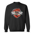 Austria Flag Superhero Austria Sweatshirt