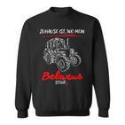 Belarus-Mts-Zuhause Ist Wo Mein Belarus Steht Sweatshirt