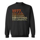 Birthday intage 1977 Man Myth Legend Sweatshirt