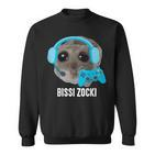 Bissi Zocki X Sad Hamster Meme Gaming Gamer Gamer Sweatshirt