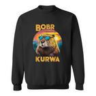 Bobr Kurwa Flannelette Meme Bóbr Bober Kurwa Sweatshirt