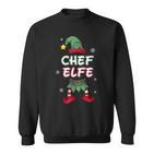 Chef Elf Christmas Outfit Partner Look Christmas Sweatshirt