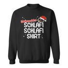 Christmas Sleep Sad Hamster Schlafi Schlafi Sweatshirt