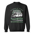 Coole Opas Fahren Wohnmobil Camping & Camper Sweatshirt