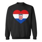 Croatia Flag Croatia Children's Croatia Hrvatska Sweatshirt