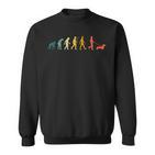 Dachshund Evolution Retro Dachshund Owner S Sweatshirt