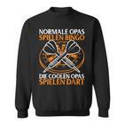 With Die Coolen Grandpas Spielen Dart Grandpa Dart Player Sweatshirt