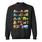 Digger Boy Fahrzeuge Baustelle Kinder Sweatshirt