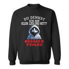 Du Denkst Ich Bin Klein Lieb Und Nett Cute Cat Sweatshirt