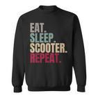 Eat Sleep Scooter Repeat Sweatshirt