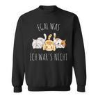 Egal Was Ich War Es Nicht Sweatshirt