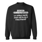 Eisenbahner Zugverkehr Gestellen Sweatshirt