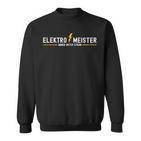 Elektromeister Prüfung Elektro Meisterprüfung Unter Strom Sweatshirt