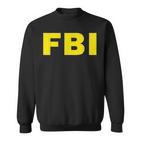 Federal Bureau Of Investigation Fbi Costume Sweatshirt