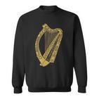 Flag Of Ireland Harp Flag Irish Harp Symbol Sweatshirt