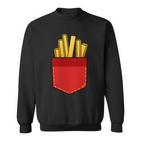 Fommes French Fries Fritten In My Bag Sweatshirt