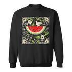 Free Palestine Fruit Watermelon Card Sweatshirt