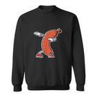 Bratwurst Wurst Sausage Red Hot Dog Dabbing Sweatshirt