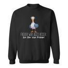 Cute Seagull Früher War Alles Besser Ich Binon Früher German Sweatshirt