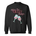 Genießen Sie Den Lillet Things Sommerfrüchte Weincocktail Sweatshirt