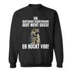 With German Shepherd German Shepherd Geht Nicht Gassi Er Rücktor Sweatshirt