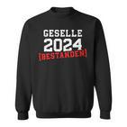 Gesellen Abschlussprüfung Bestanden Gesellenprüfung Geselle Sweatshirt