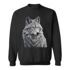 Grauer Wolf Sweatshirt