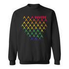 Gude Abbelwoiglas Bembel Pattern Hessen Äppler Lgbt Pride Sweatshirt