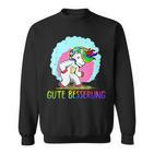 Gute Besserung Unicorn Unicorn Belly Pain Sick Flu Sweatshirt