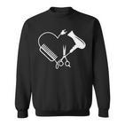 Hairdresser Salon Barber Hairstylist Hairdresser Sweatshirt