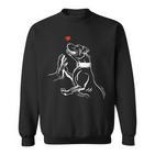 Hand-Drawn Pitbull Sweatshirt