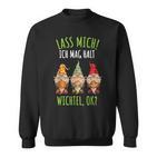 Herbst Lass Mich Ich Mag Wichtel Sweatshirt