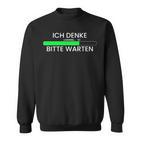 Ich Denke Informatiker It Nerd Itler Programmer Sweatshirt