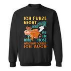 Ich Furze Nicht Ich Whisperer Nur Pupsende Cow Sweatshirt