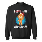 Ich Hasse Christmas Cookie Fun Christmas Sweatshirt