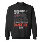 Ich Schnarche Nicht Träume Damplokführer Sweatshirt