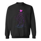 K-Pop Finger Heart Saranghae For Fans Of Korean Music Sweatshirt