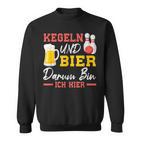 Kegel Und Bier Sweatshirt