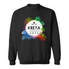 Kreta 2024 Colourful Travel Quote Sweatshirt