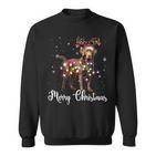 Labrador Retriever Christmas Reindeer Dog Lover Sweatshirt