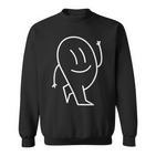 Lachendes Gesicht Sweatshirt