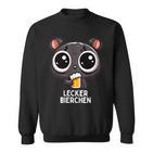 Lecker Bierchen Sad Hamster Meme Sweatshirt