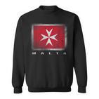 Maltese Cross Flag Malta Sweatshirt