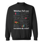 Mathematics Algebra “Welchen Teilon Matheerstehst Du Nicht” German Text On Sweatshirt