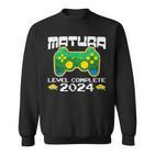 Matura 2024 Level Complete Maturanten Gamer Sweatshirt