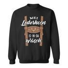 Mei Lederhosn Is In Da Wäsch Leather Trousers Sweatshirt